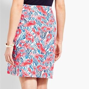Super cute Talbots skirt in lobster 🦞 print